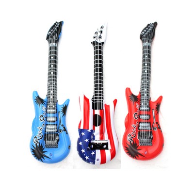 Customizing inflatable musical instruments and inflatable guitar for kids