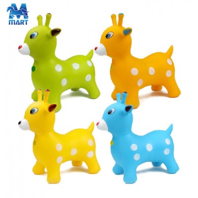 New design Colorful inflatable jumping animal horse and Jumping deer toys