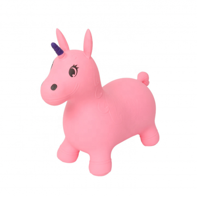 The best-selling style in the European market EN71 16P PVC customized inflatable jumping animal unicorn