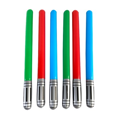 Wholesale and custom new large 90cm PVC inflatable light saber sword kids inflatable toys