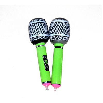 Inflatable advertising musical Toy for Kids inflatable instrument colorful plastic inflatable microphone