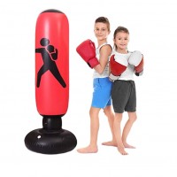 63 Inch Stress Release Training Kick Kids Boxing Bop Bag Inflatable Freestanding Punching Bag For Kids