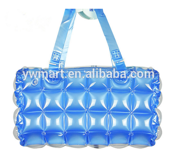 OEM inflatable plastic bag, plastic PVC inflatable beach bag