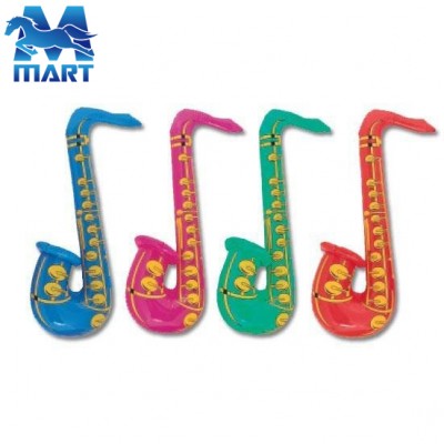 Fashionable Low Price PVC Toy Inflatable Musical Saxophone for Kids Fun