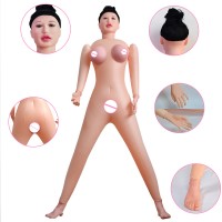 Customizing and wholesale open mouth head PVC Silicone sex toys for men and inflatable sex doll